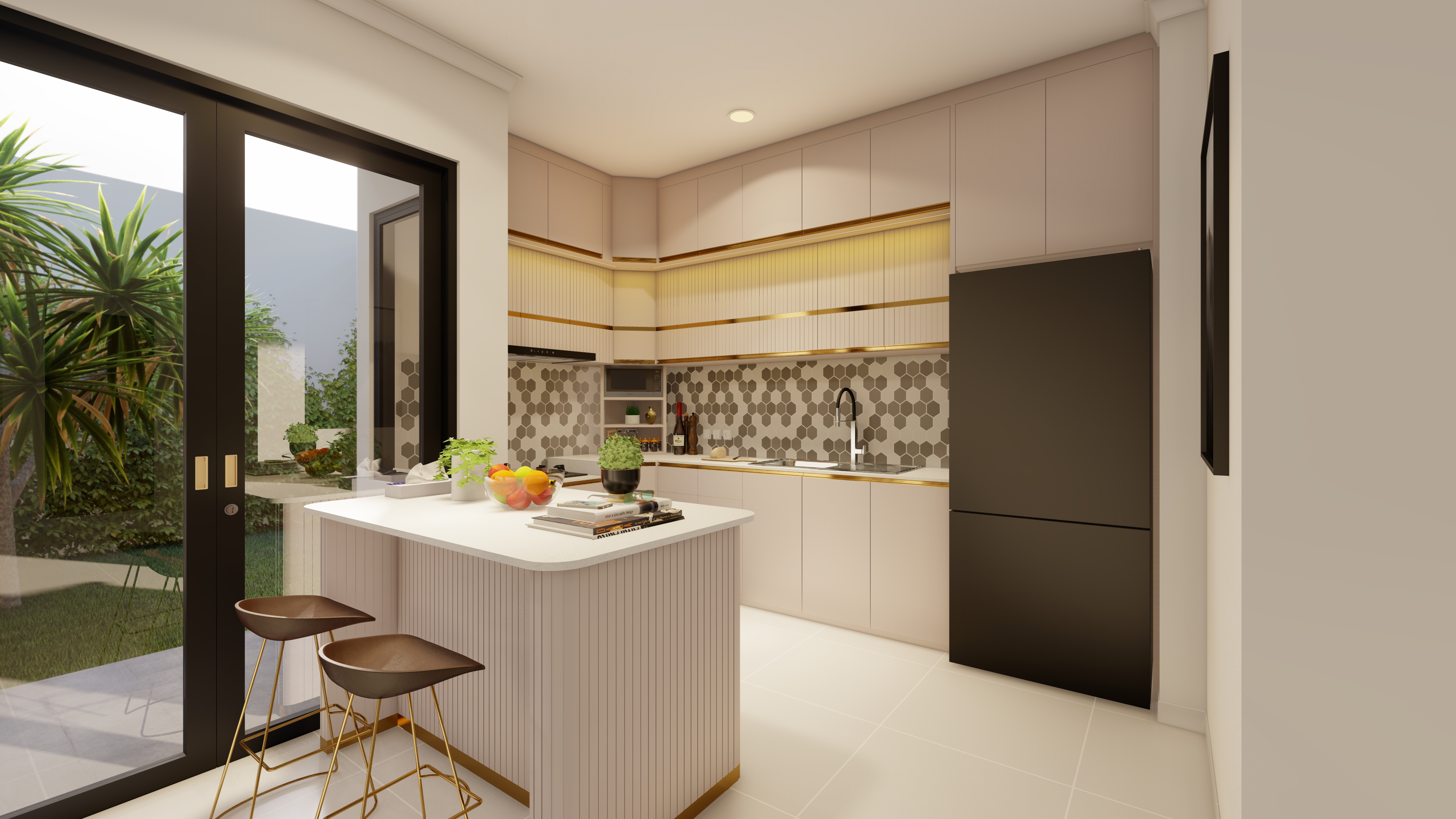 Desain interior dapur minimalis