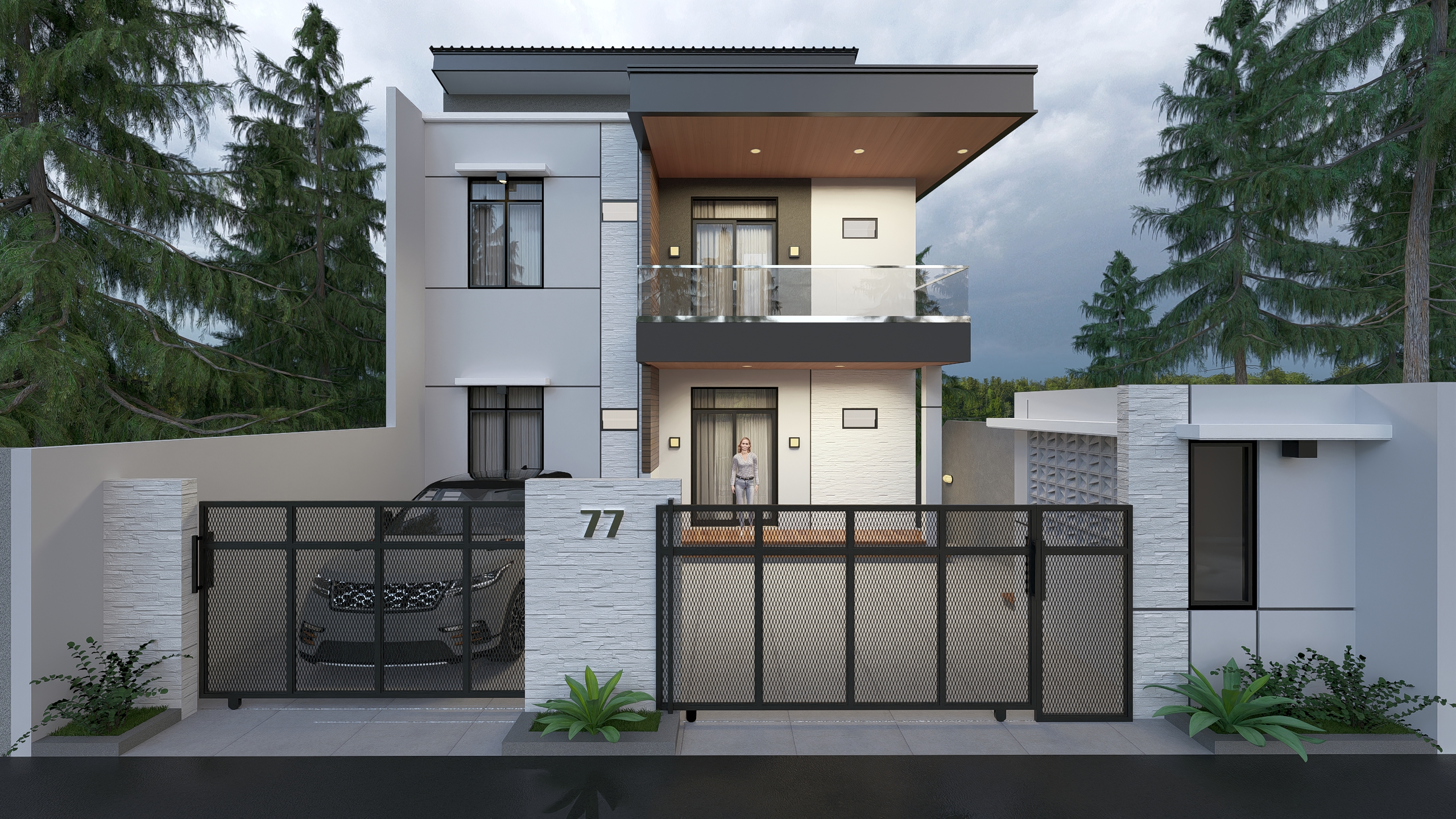 Desain Villa Modern Minimalis